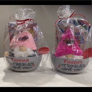 Personalized Valentines Day Cereal bowl set